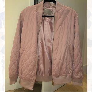 New with out tags. ASOS. Pastel pink. Bomber.